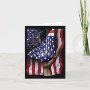Onafhankelijkheidsvlag Amerikaanse Hollandse Herde Kaart