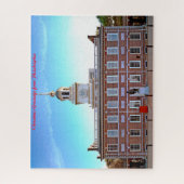 Onafhankelijkheidszaal Philadelphia.Kerstgroeten Legpuzzel (Verticaal)