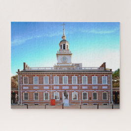 Onafhankelijkheidszaal Philadelphia. Legpuzzel