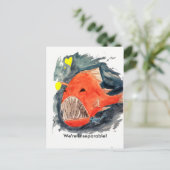 Onafscheidelijk Angler Fish Briefkaart (Staand voorkant)