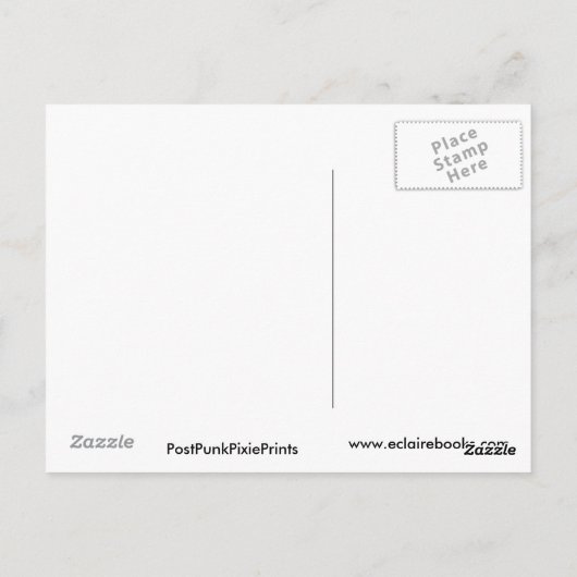 Onafscheidelijk Angler Fish Briefkaart (Achterkant)