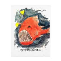 Onafscheidelijk Angler Fish Briefkaart
