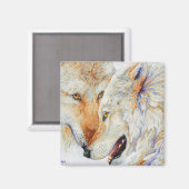 Onafscheidelijk - Wolf Duo Magneet (Voorkant / Achterkant)