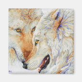 Onafscheidelijk - Wolf Duo Magneet (Voorkant)