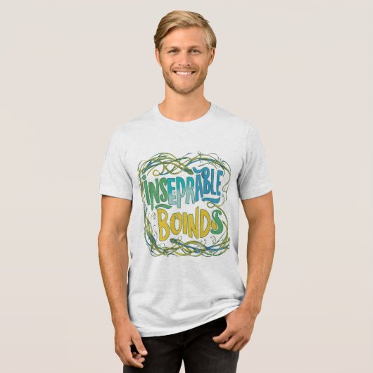 Onafscheidelijke Bonden T-Shirt Design (Zazzle) (Voorkant volledig)