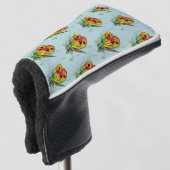 onafscheidelijke papegaaien golfheadcover (3/4 voorkant)