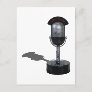 OnAirPillMicrophone042211 Briefkaart