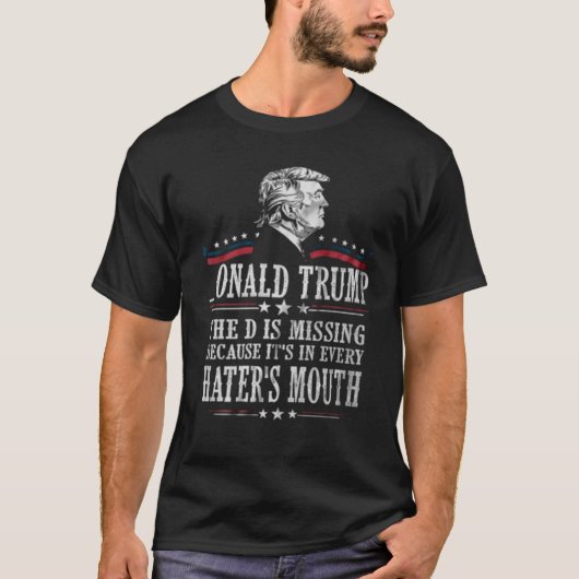 Onald Trump De D mist 2020 President ondersteuning T-shirt (Voorkant)