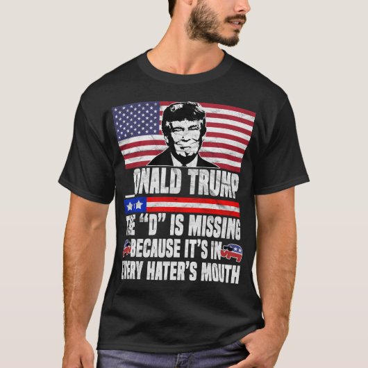 Onald Trump De D ontbreekt T-shirt (Voorkant)