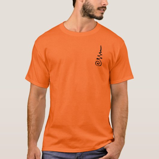 Onalledaags op zaksymbool t-shirt (Voorkant)