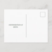 Onam Kathakali Face Uitnodiging Briefkaart (Achterkant)