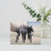 Onaqui Wild Horses Briefkaart (Staand voorkant)