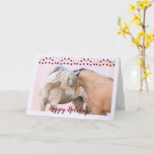 Onaqui Wild Horses Holiday Kaart (Gele Bloem)