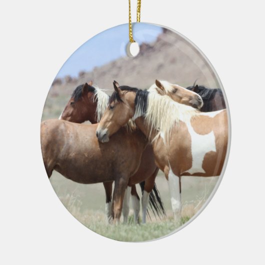 Onaqui Wild Horses Ornament (Links)