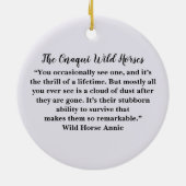 Onaqui Wild Horses Ornament (Achterkant)