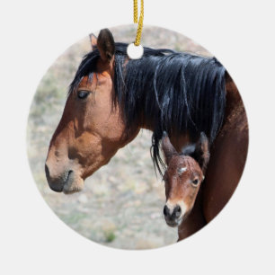 Onaqui Wild Horses Ornament