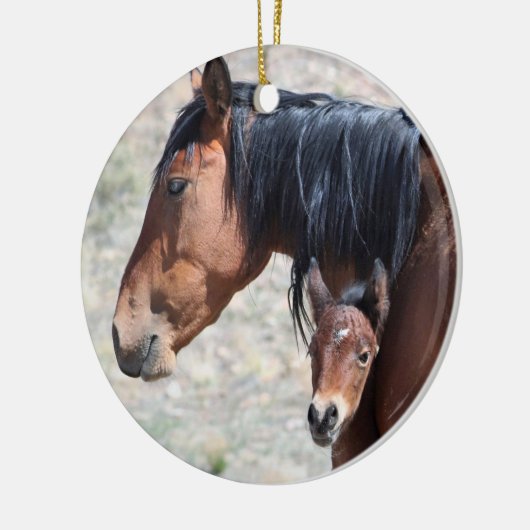 Onaqui Wild Horses Ornament (Links)