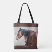 Onaqui Wild Horses Tote Bag (Achterkant)