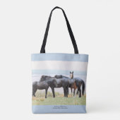 Onaqui Wild Horses Tote Bag (Achterkant)