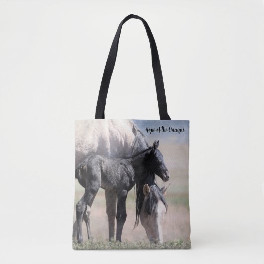 Onaqui Wild Horses Tote Bag (Voorkant)