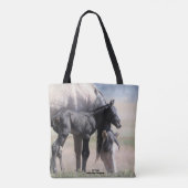 Onaqui Wild Horses Tote Bag (Achterkant)