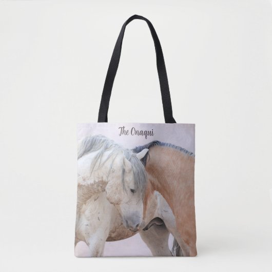 Onaqui Wild Horses Tote Bag (Voorkant)