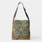 Onate damast crossbody tas (Achterkant)