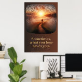 Onbeantwoorde verwachtingen, onverwachte zegeninge poster (Thuiskantoor)