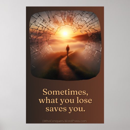 Onbeantwoorde verwachtingen, onverwachte zegeninge poster (Voorkant)