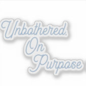 onbedoeld, doelbewust sticker (Voorkant)