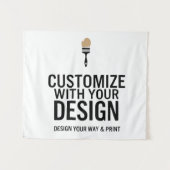 Onbedrukt aangepast 102x86 cm bedrijf Persoonlijk Wandkleed (Voorkant (horizontaal))