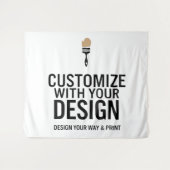 Onbedrukt aangepast 204x173 cm bedrijf aangepast wandkleed (Voorkant (horizontaal))