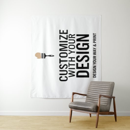 Onbedrukt aangepast 204x173 cm bedrijf Persoonlijk Wandkleed (In situ)