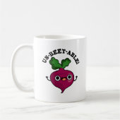 Onbeet-able schattige Veggie Beet Pun Koffiemok (Links)
