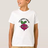 Onbeet-able schattige Veggie Beet Pun T-shirt (Voorkant)