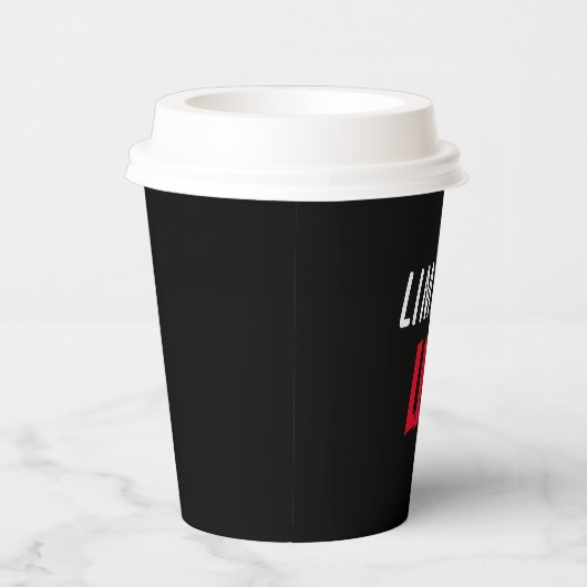 Onbegrensde opbeurende positiviteit focus houding papieren bekers (Rechts)