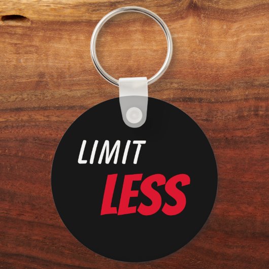 Onbegrensde opbeurende positiviteit focus houding sleutelhanger (Voorkant)