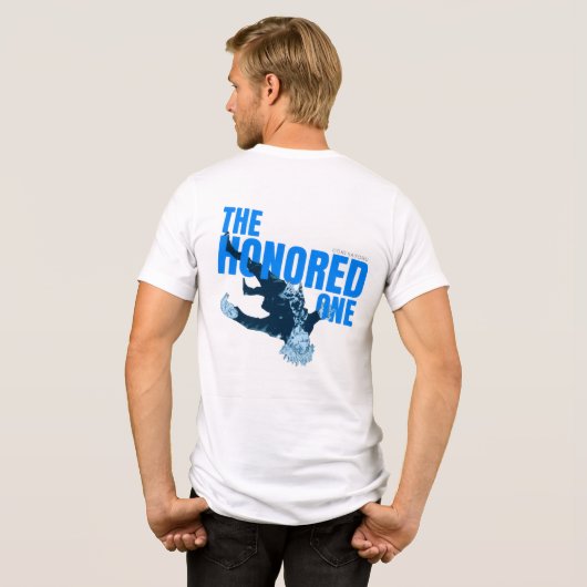 💙Onbegrensde Tovenaar T-shirt💙🌀 – Infinity Eyes Tri-Blend Shirt (Achterkant volledig)