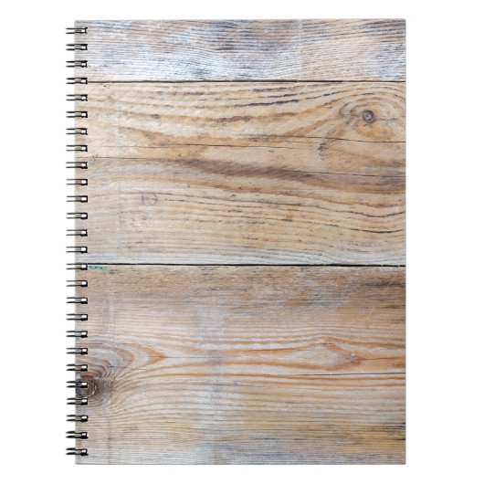 Onbehandeld hout notitieboek (Voorkant)