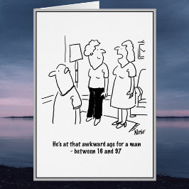 Onbeholpen leeftijd voor een man.