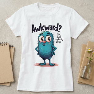 Onbeholpen? Nee, gewoon uniek bizar cartoon T-shirt