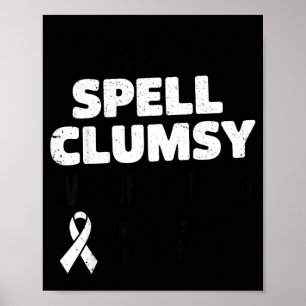 Onbeholpen Zonder Ms Multiple Sclerose Bewustzijn Poster