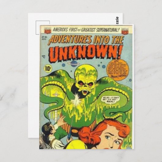 Onbekend - 1 briefkaart (Voorkant / Achterkant)