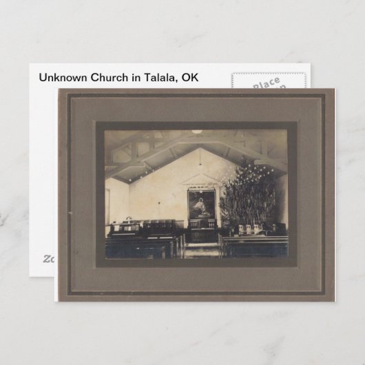 Onbekend Briefkaart kerk (Voorkant / Achterkant)