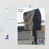 Onbekend bureaucratisch gedenkteken, Reykjavik, IJ Briefkaart (Voorkant / Achterkant)
