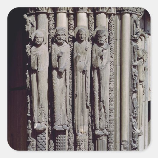 Onbekend cijfer, koning Solomon Vierkante Sticker (Voorkant)