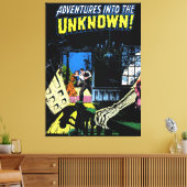 Onbekend de  strikken van de Trespassers Canvas Afdruk (Insitu (Woonkamer))