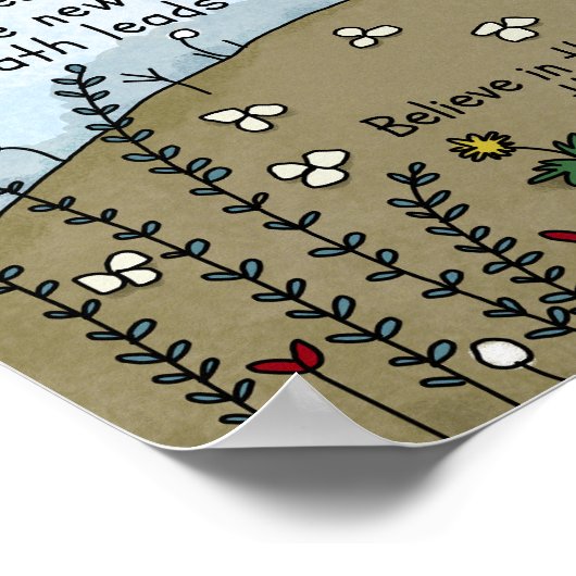 onbekend gebied poster (Hoek)