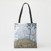 onbekend gebied tote bag (Voorkant)