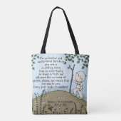 onbekend gebied tote bag (Achterkant)